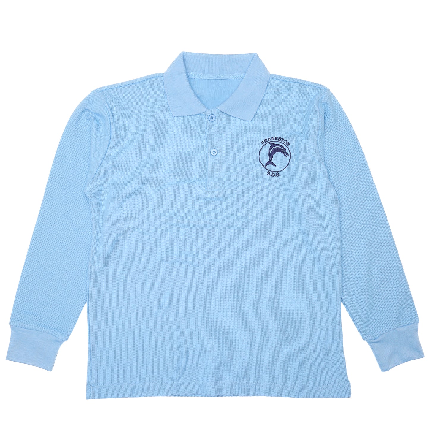 Frankston SDS Long Sleeve Polo - Sky