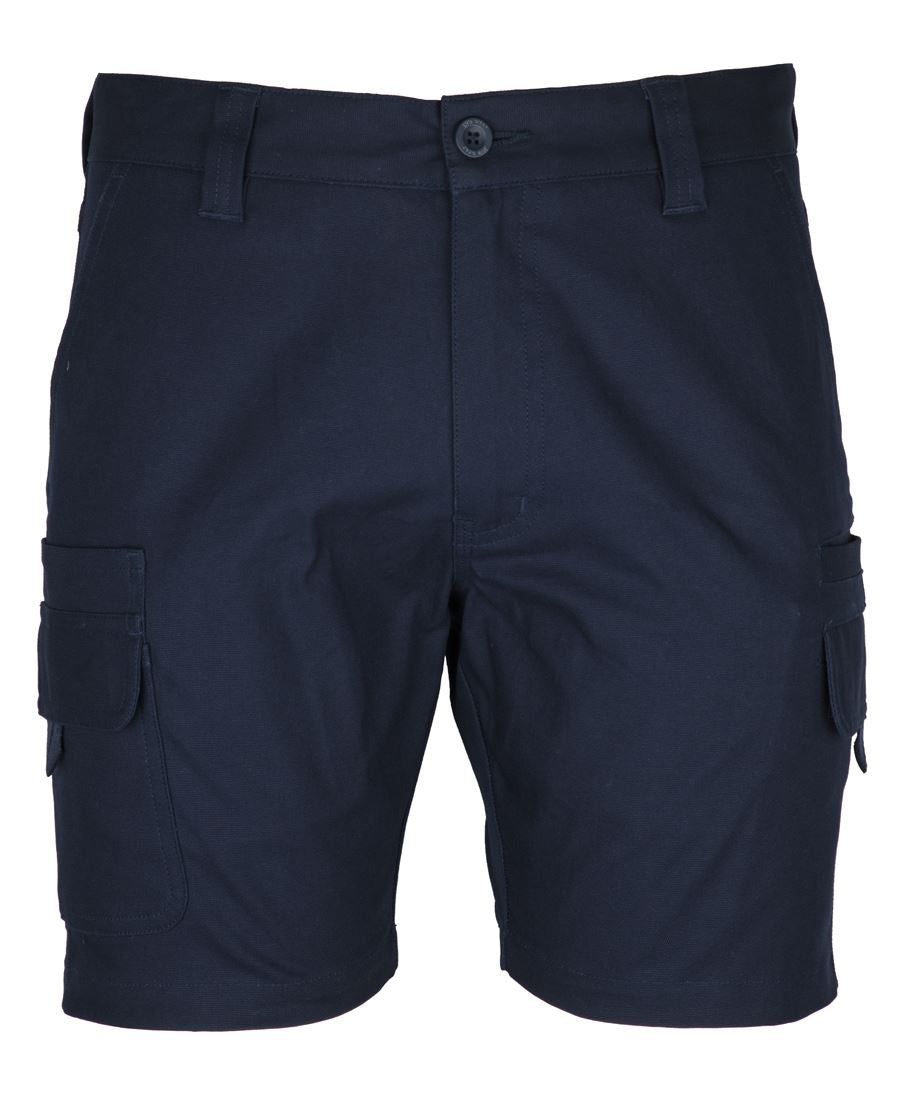 Workwear Multi Pocket Stretch Canvas Short - Navy