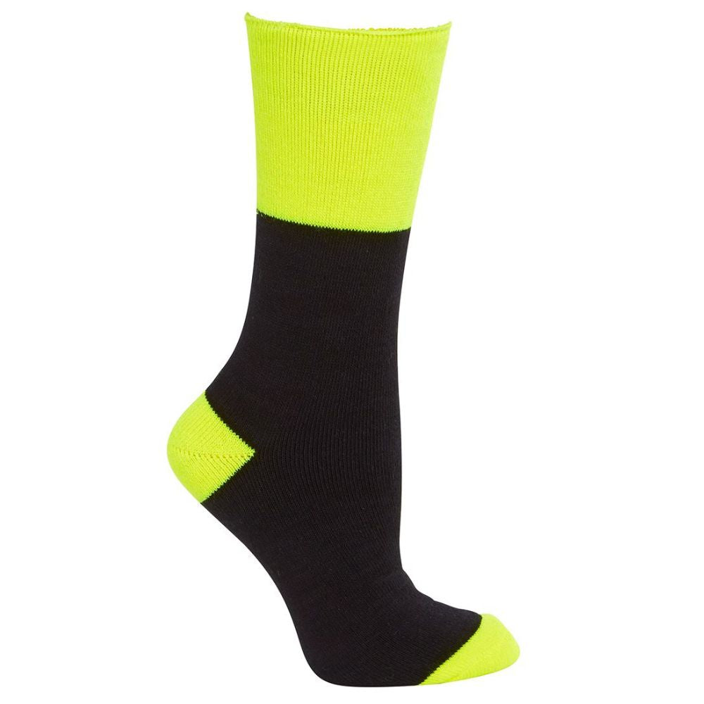 Hi-Vis Socks (2 Pack) - Yellow/Black