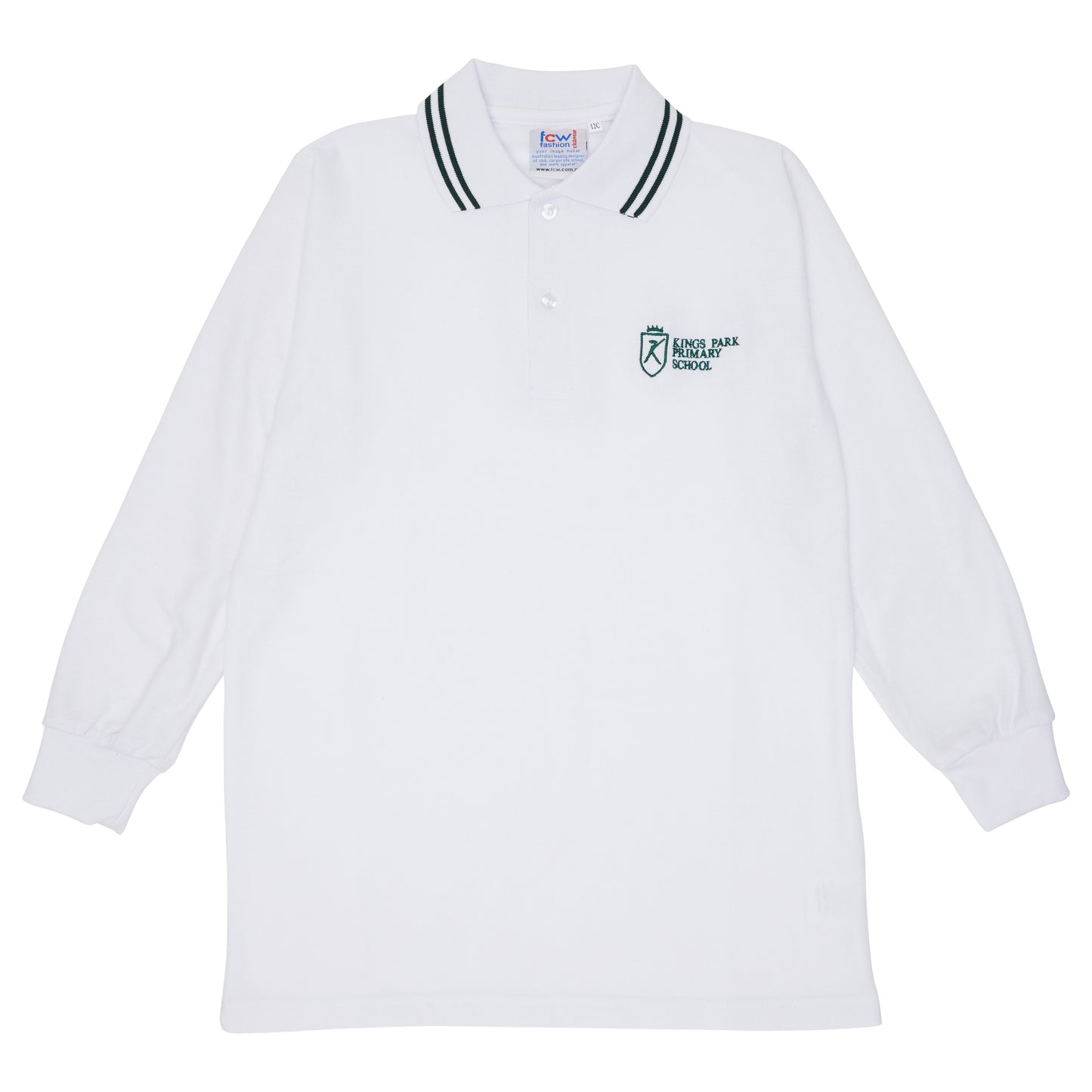 Kings Park PS Long Sleeve Polo (Limited Stock)