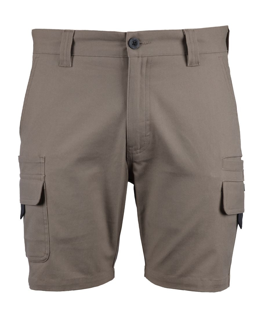Workwear Multi Pocket Stretch Canvas Short - Taupe