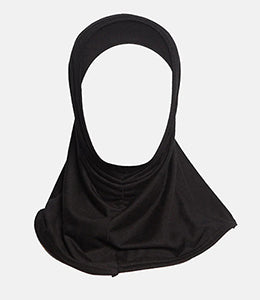 2pc Cotton Hijab - Black