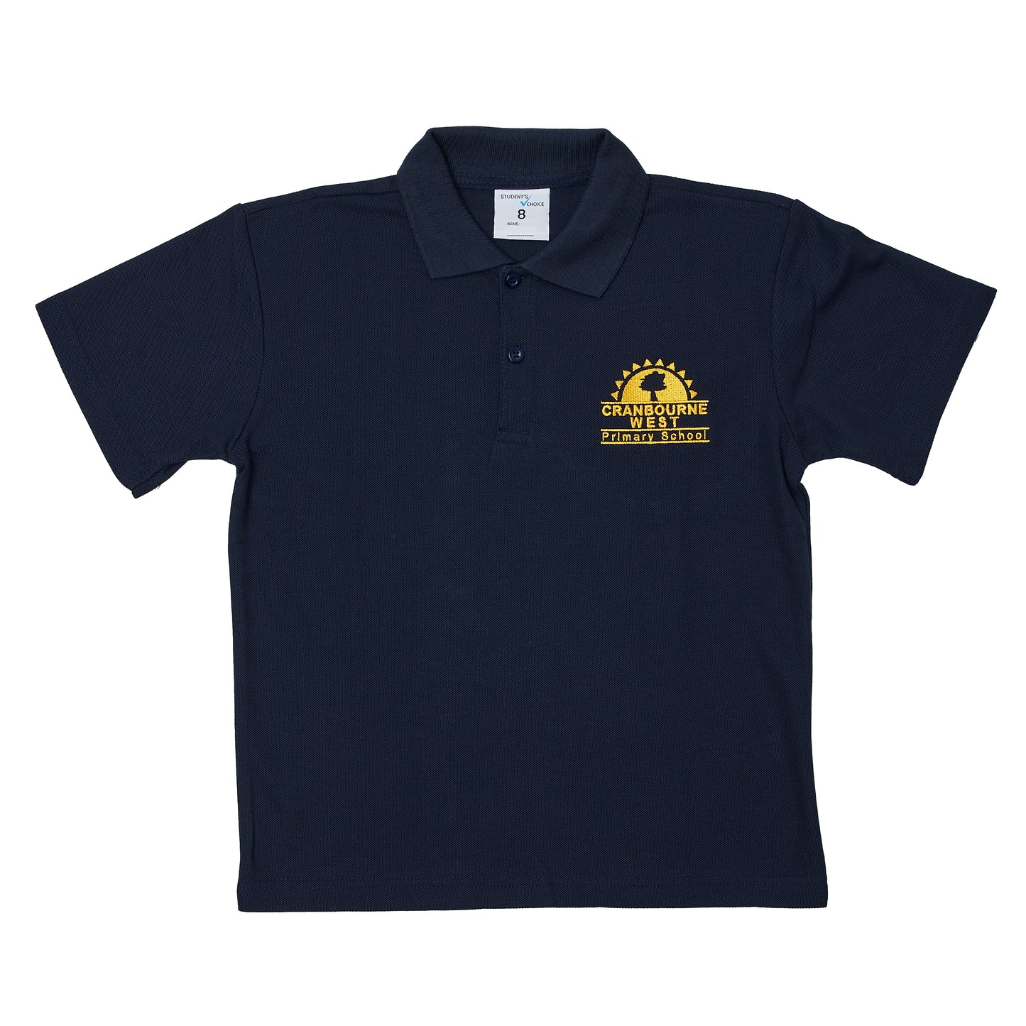 Cranbourne West PS Short Sleeve Polo - Navy