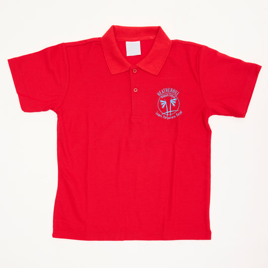 Heatherhill PS Short Sleeve Sports Polo - Red