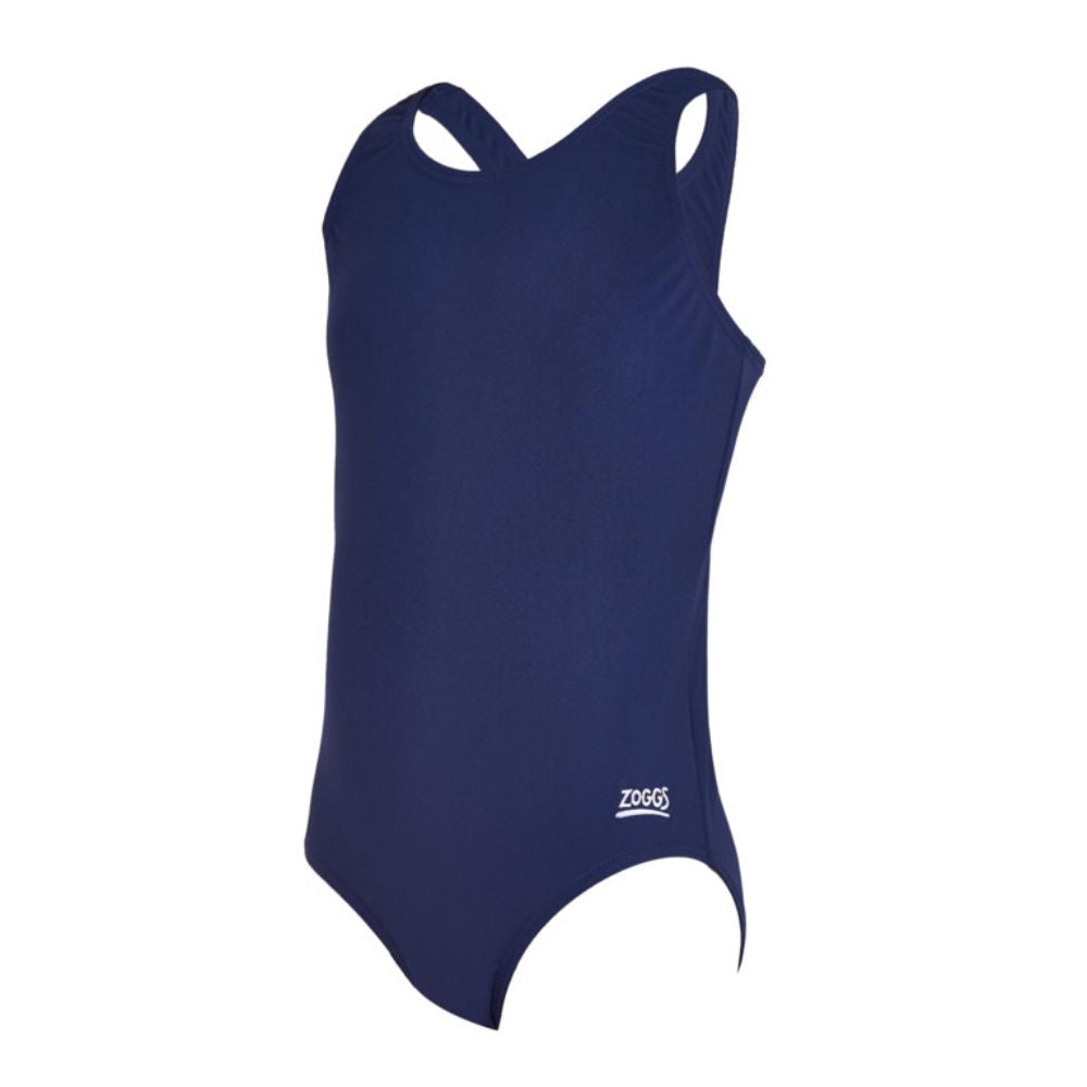 Junior Girls Sportsback One Piece - Navy