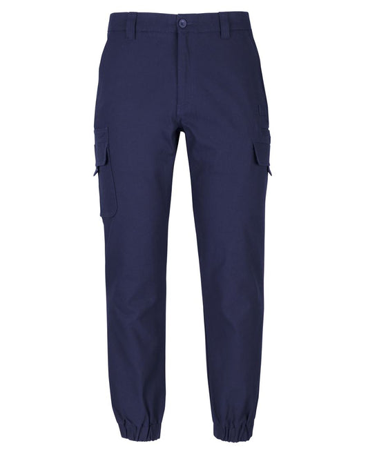 Workwear Multi Pocket Stretch Canvas Jogger - Navy
