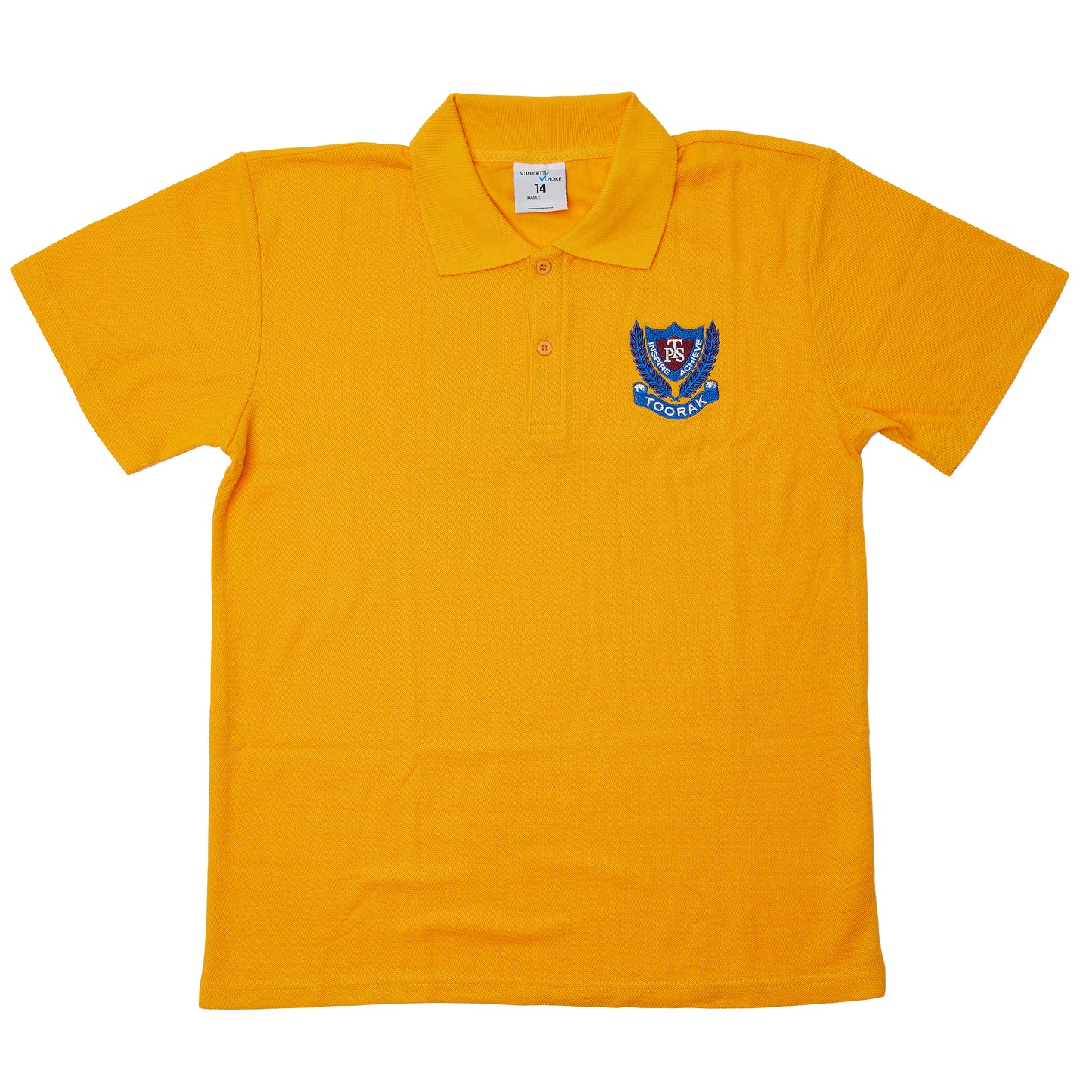 Toorak PS Short Sleeve House Polo - Yellow