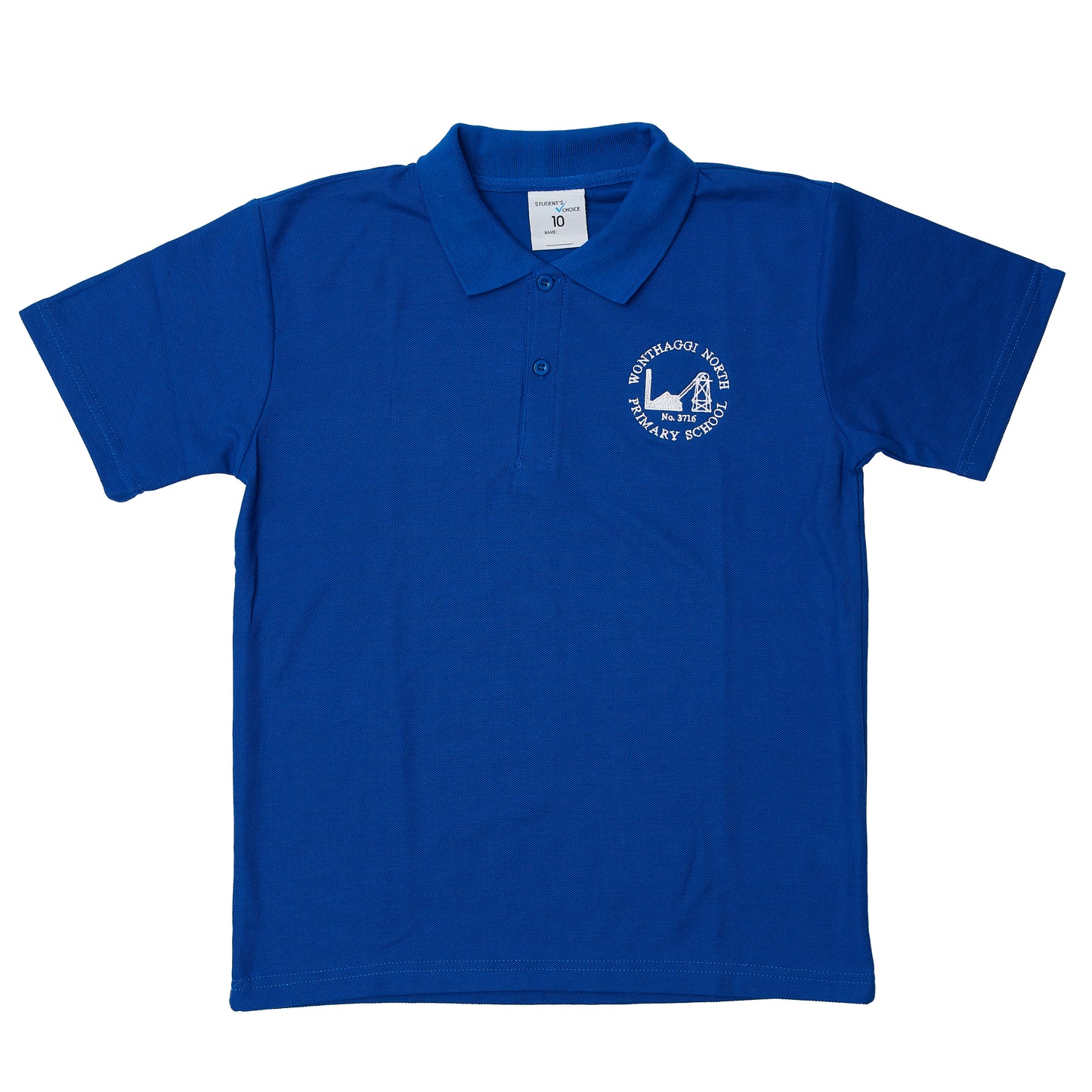 Wonthaggi North PS Short Sleeve Polo - Royal