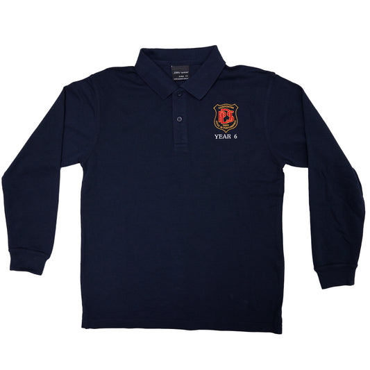 Dandenong PS Grade 6 Long Sleeve Polo