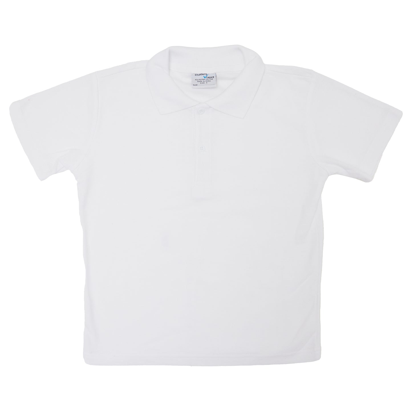 Short Sleeve Polo - White