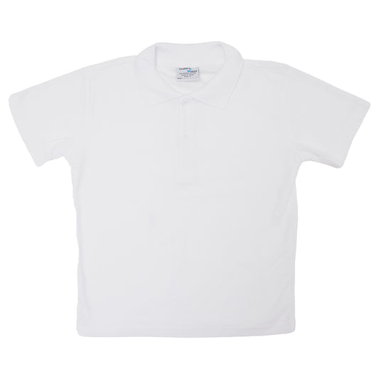 Short Sleeve Polo - White