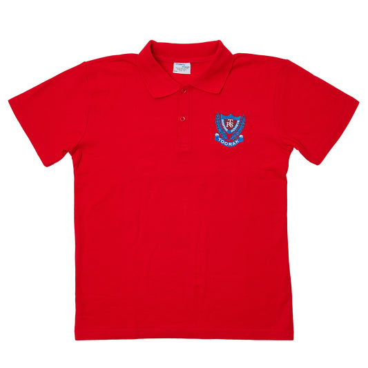 Toorak PS Short Sleeve House Polo - Red