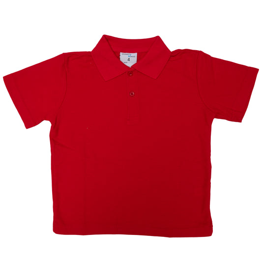 Short Sleeve Polo - Red