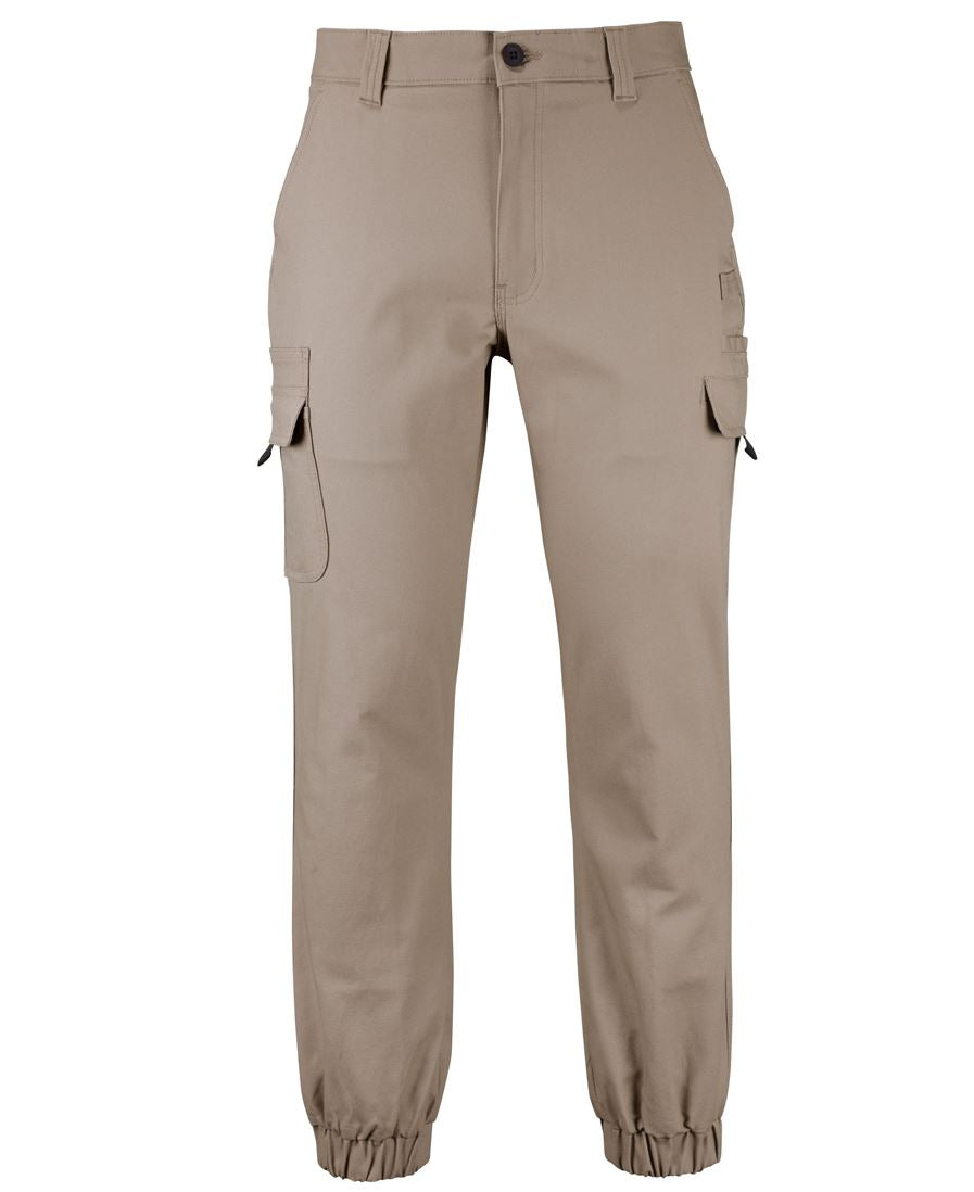 Workwear Multi Pocket Stretch Canvas Jogger - Taupe