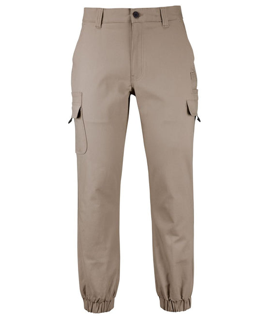 Workwear Multi Pocket Stretch Canvas Jogger - Taupe