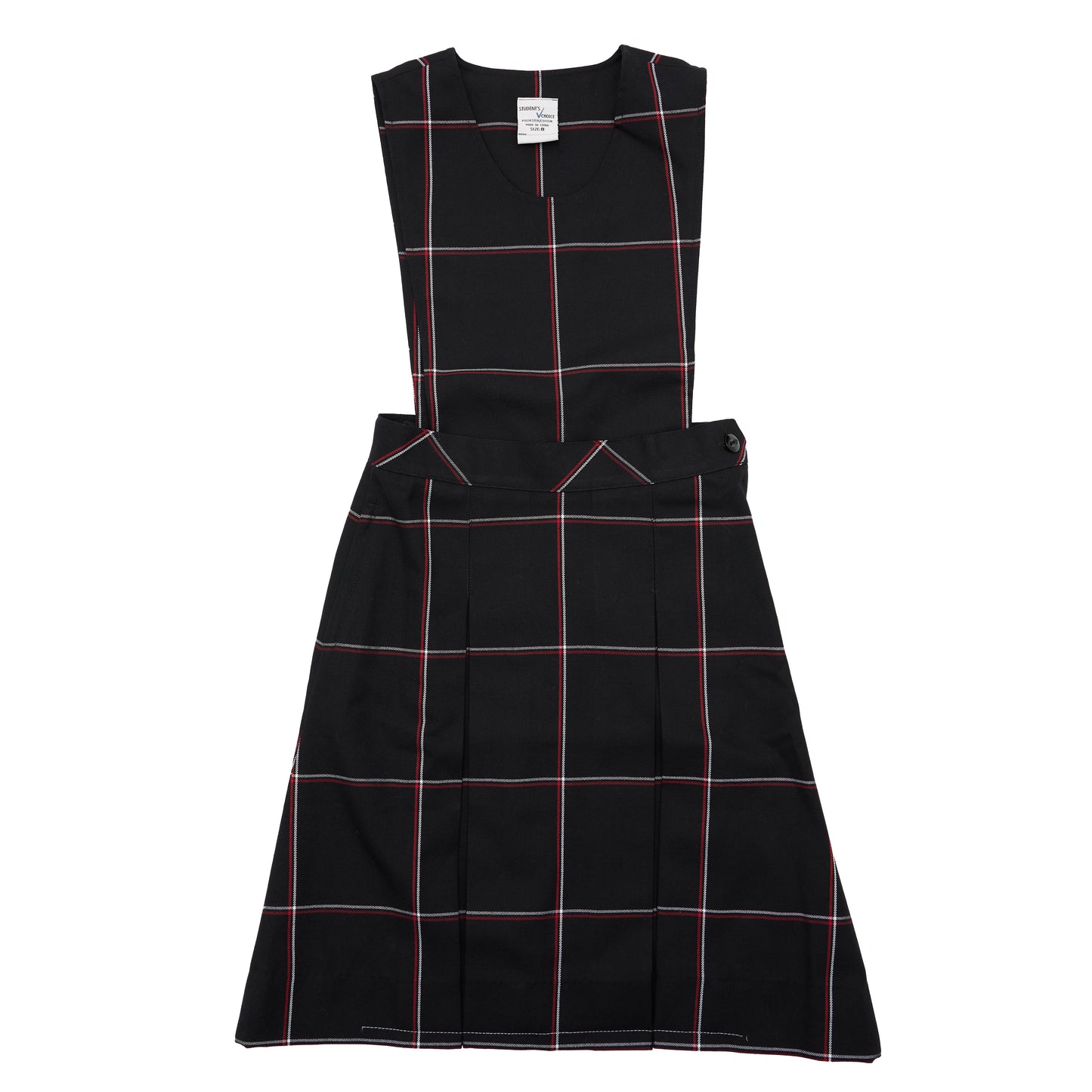 Winter Tunic - Black/ Red/ White Tartan